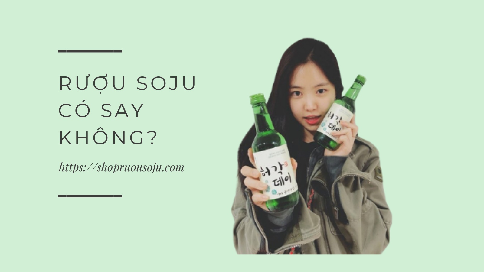 rượu soju có say không